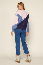 SAMANTHA COLOR BLOCK SWEATER