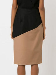 BARBARA Black + Brown skirt