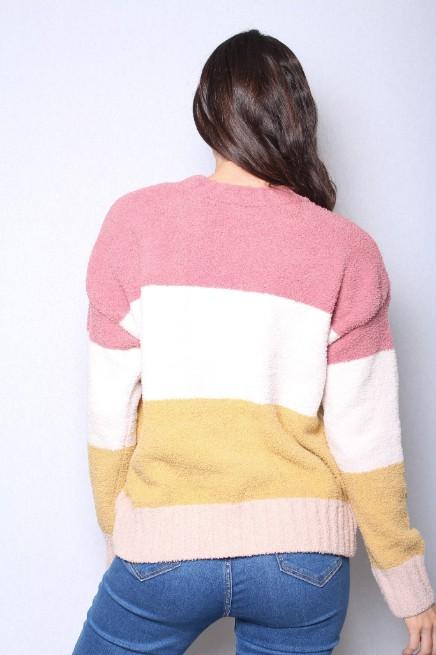 JESSUCA Color Block Pullover Sweater