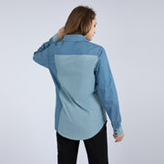 JADE Two Tone Denim Shirt