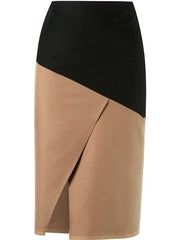 BARBARA Black + Brown skirt