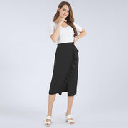 ALANE Ruffle Pencil Skirt