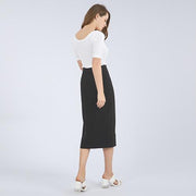 ALANE Ruffle Pencil Skirt